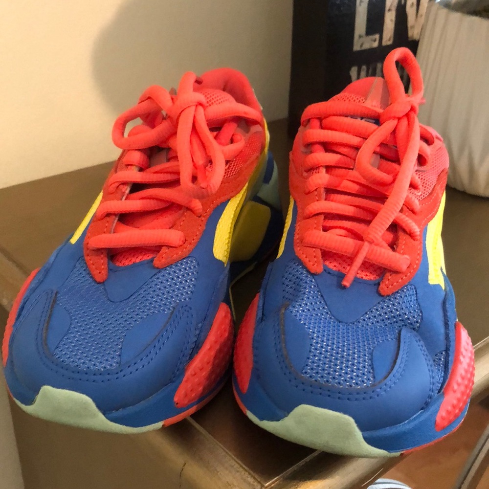 Multi color puma sneakers